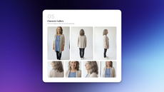 Character gallery with multiple angles thumbnail