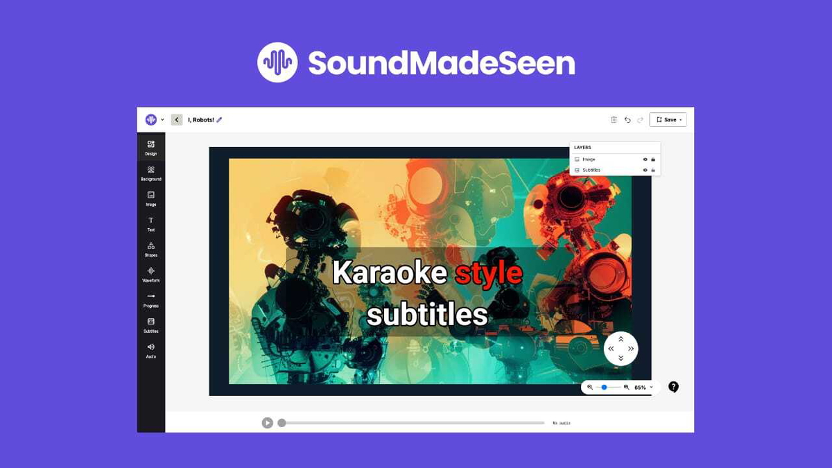 SoundMadeSeen's powerful design editor
