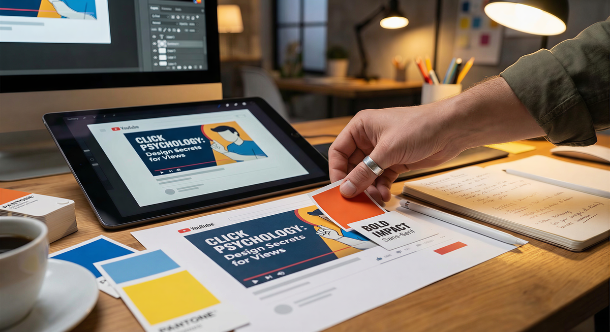 Thumbnails engineered for clicks, not just aesthetics