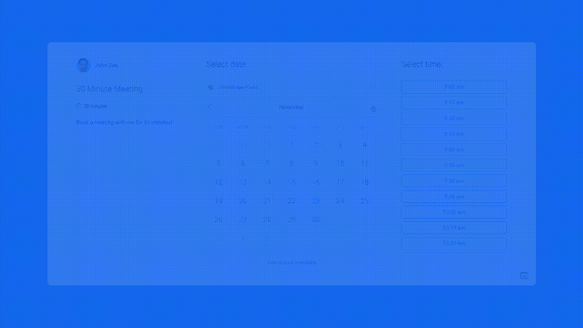 Customize your booking page