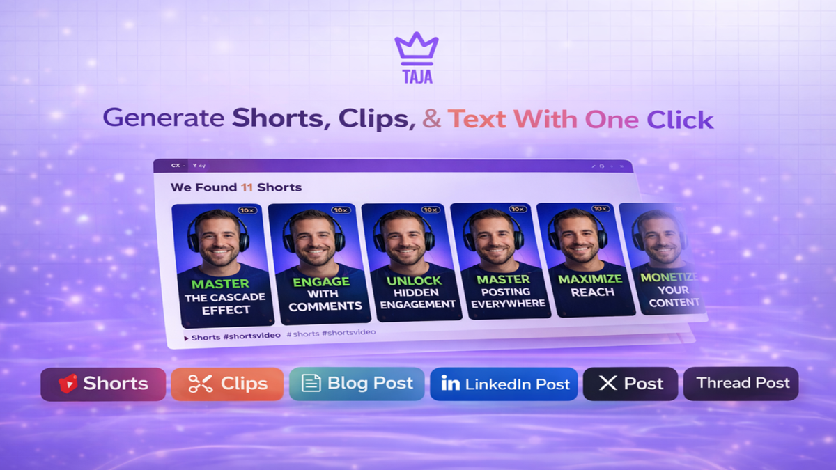 Create social media-ready clips and captions in seconds
