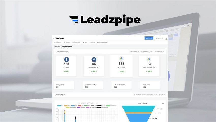 Leadzpipe - Sync Leads, Engage Customers, Optimise Ads