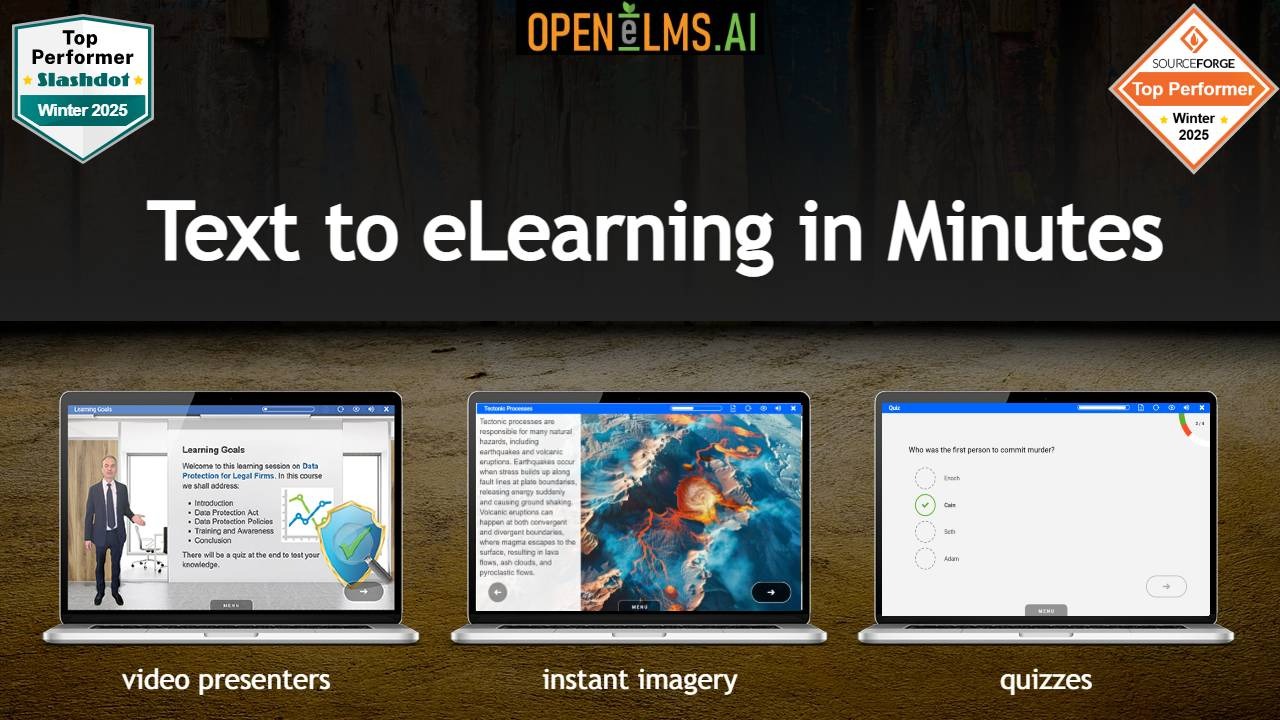 Open eLMS - online course builders