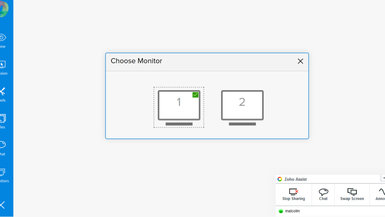Multi-monitor navigation