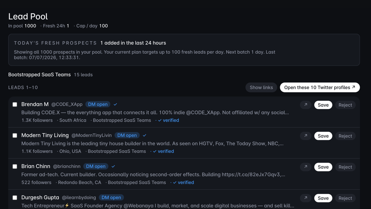 Find Relevant X/Twitter Conversations