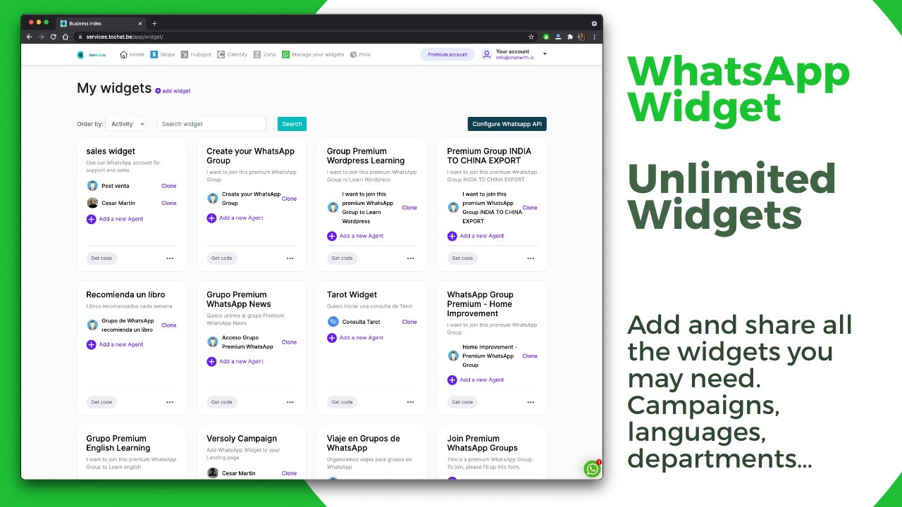 WhatsApp Widget and Inbox | Capture more leads
