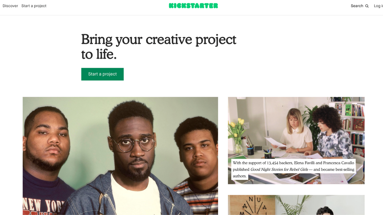 Run a fundraiser campaign with Kickstarter