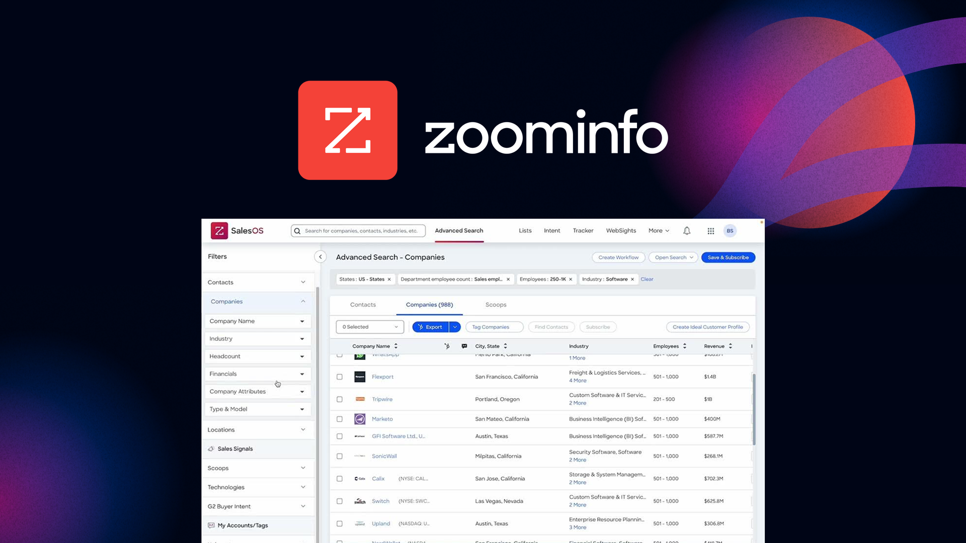 ZoomInfo Unleash your business potential with data AppSumo