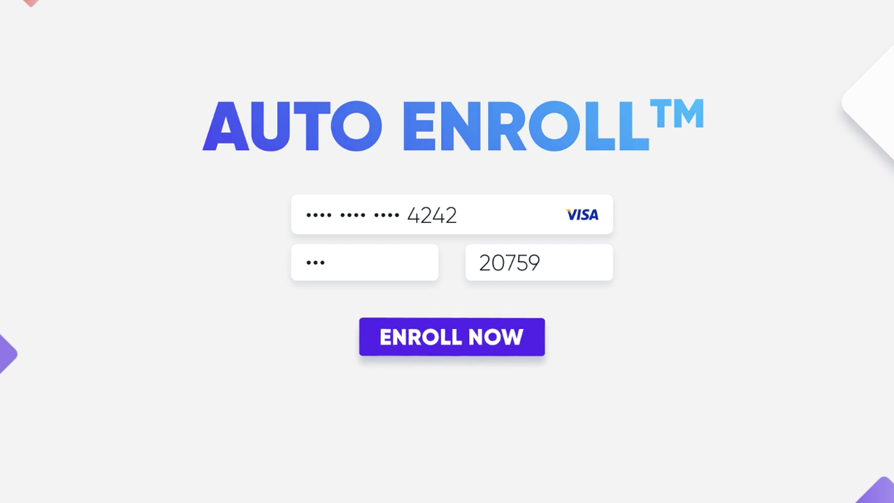Enroll customers automatically with SamCart