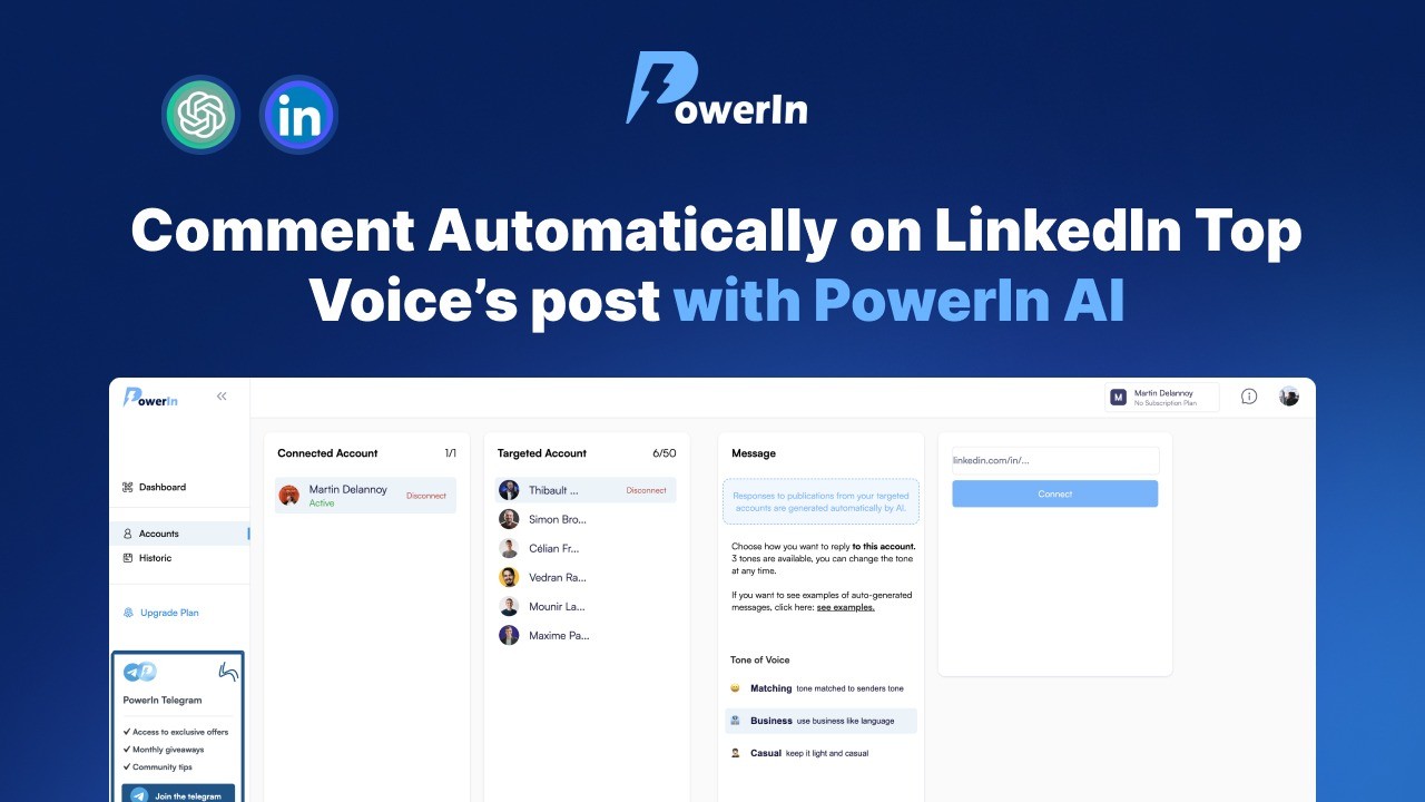 PowerIn – Automate LinkedIn Comments Lifetime Deal-Pay Once And Never Again
