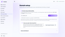 Sendlyio domain setup and deliverability checker verifying SPF, DKIM, and DMARC so cold emails land in the inbox, not spam. thumbnail