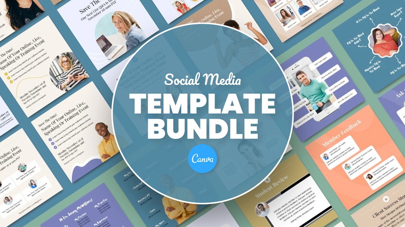 Social Media Canva Template Bundle