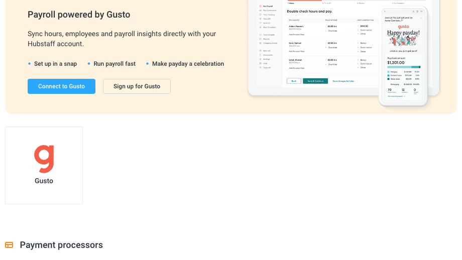 Manage finances with payroll software integrations