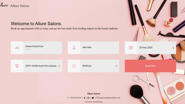 Zoho Booking Schedule appointments online AppSumo