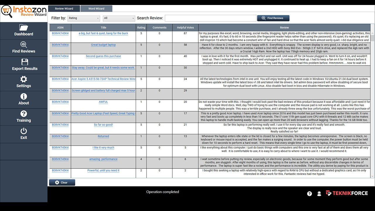 Instazon - Marketing Research & Analysis For Amazon
