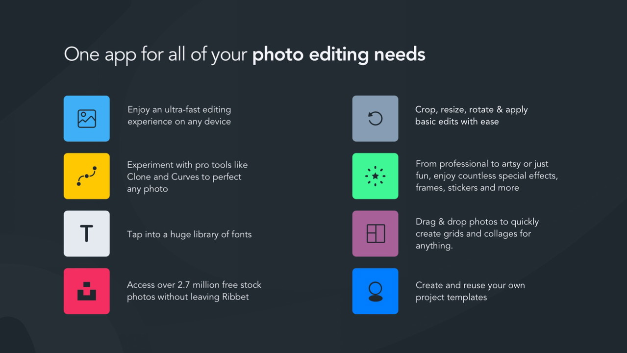 Ribbet - Photo Editor
