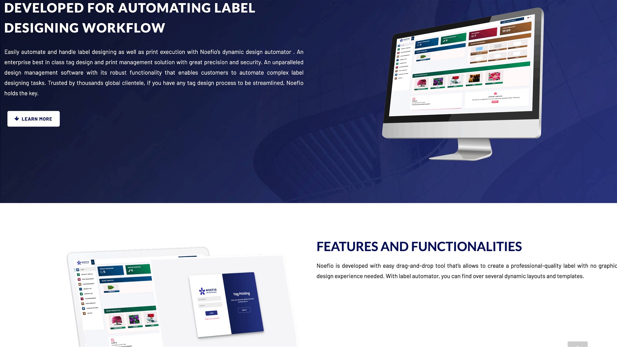 online label design software