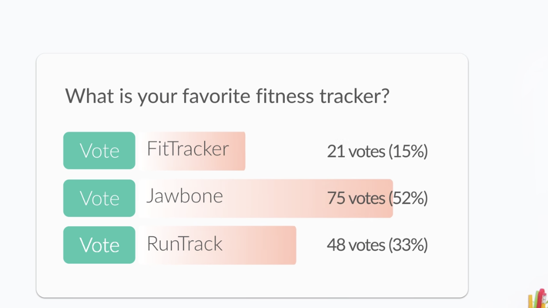 Include polls in your live event