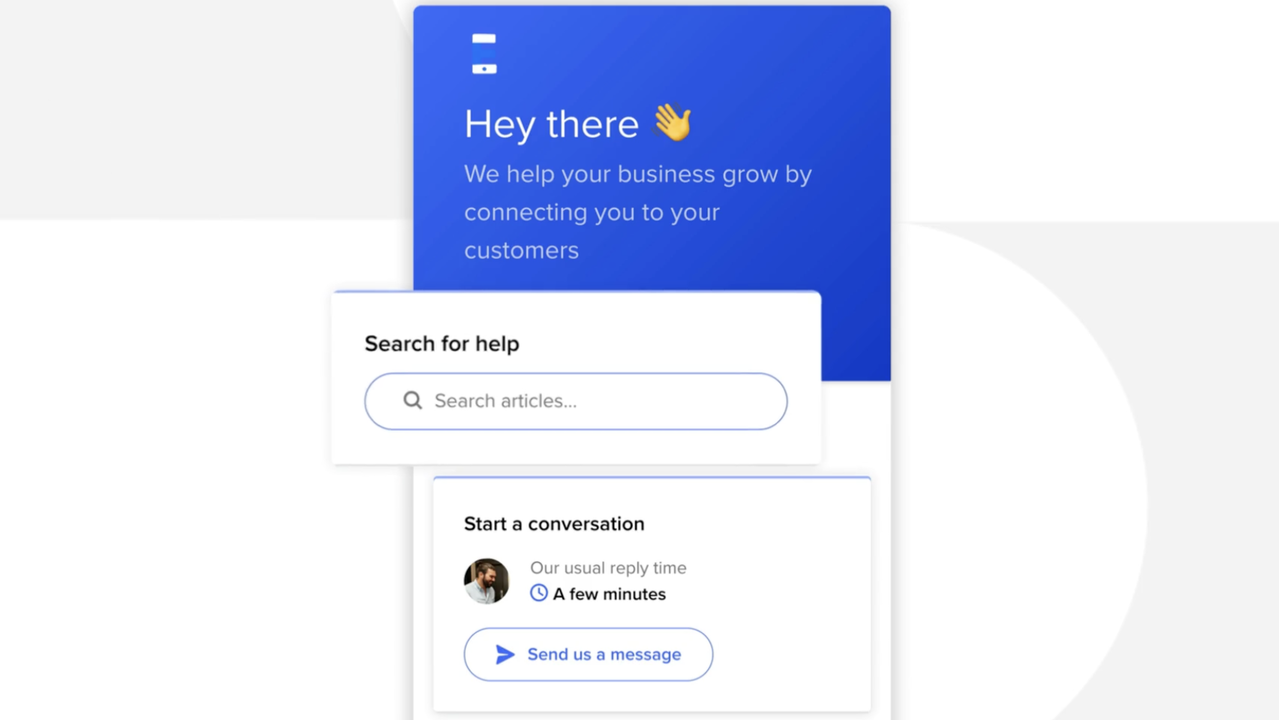 Add your help center and apps to intercom