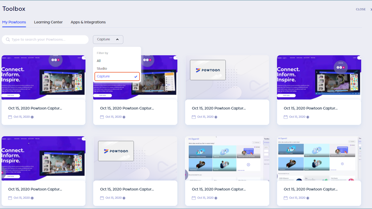 Powtoon Toolbox