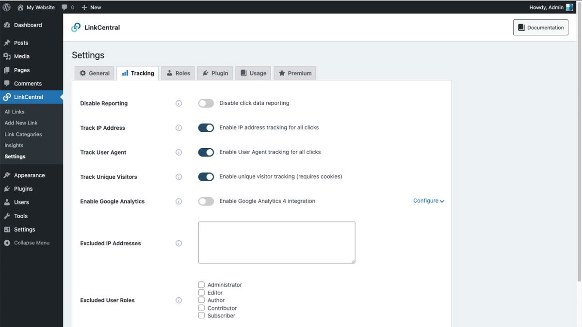 Customize every detail: links, tracking, plugin behavior, and more.