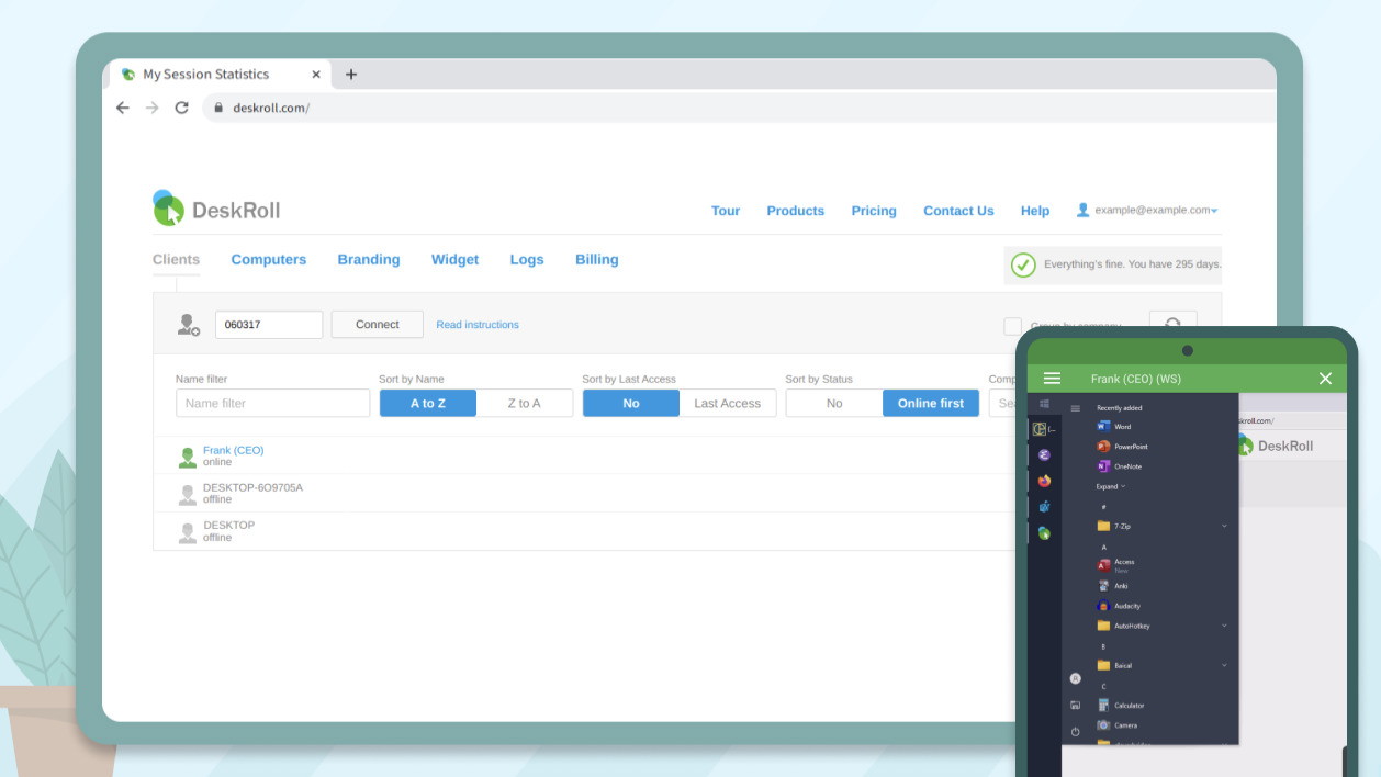 DeskRoll Remote Desktop