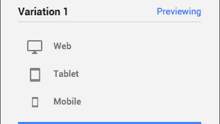 Preview changes before starting experiment