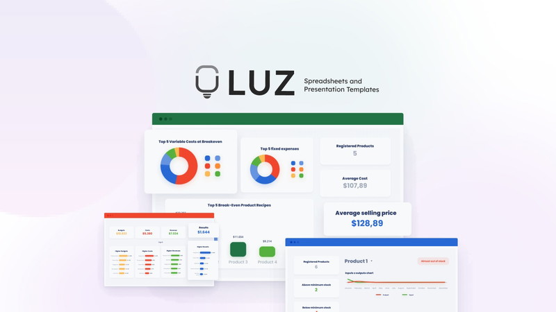 LUZ Spreadsheets and Presentation Templates