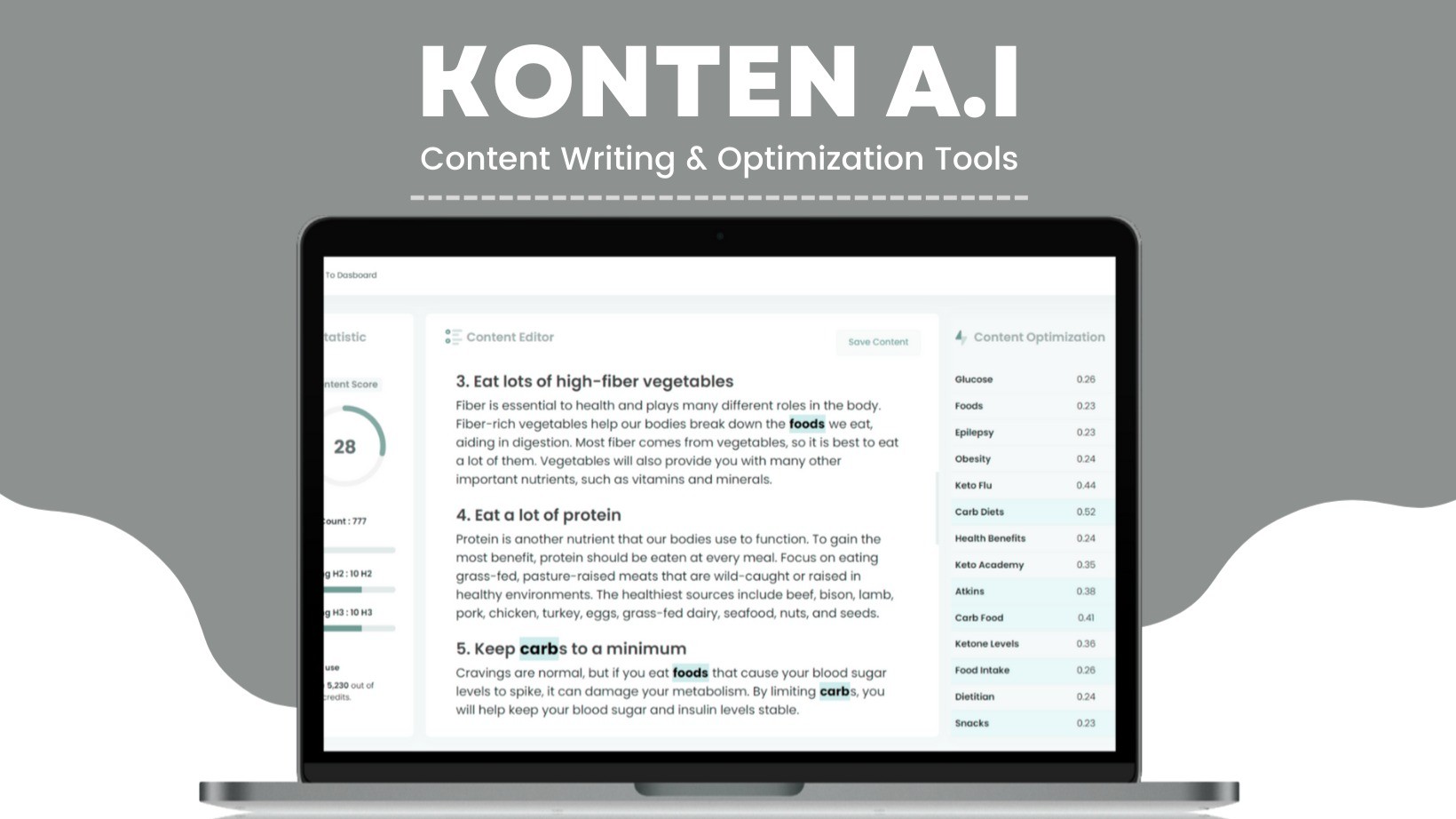 Konten A.I - Content Writing & Optimization Tools