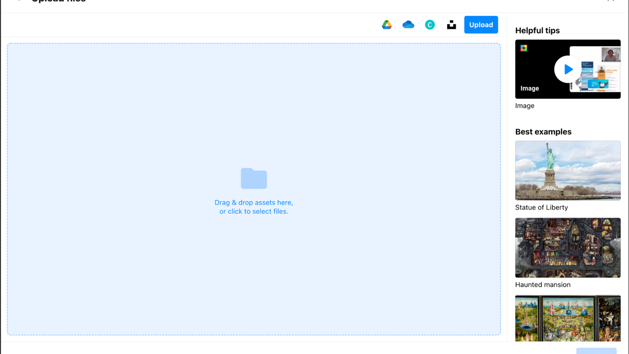 Upload your branding assets for convenience
