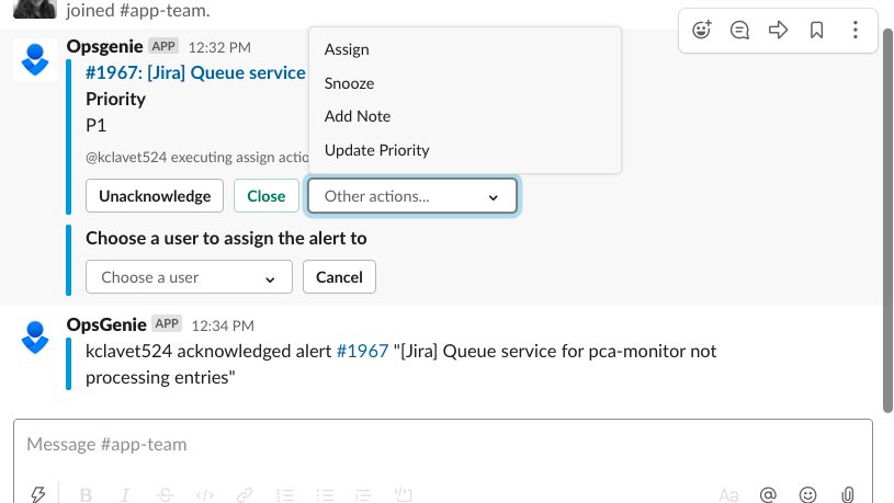 Notify Devs and Ops teams of alerts on Slack