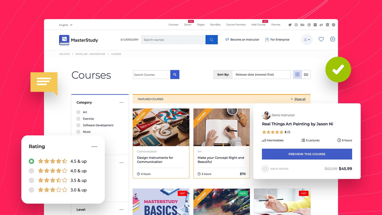 MasterStudy LMS - Plus exclusive