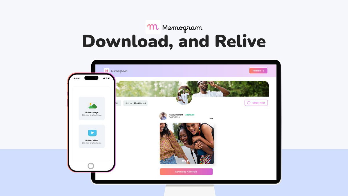 View, upload, and manage event media effortlessly with a centralized gallery accessible across devices.