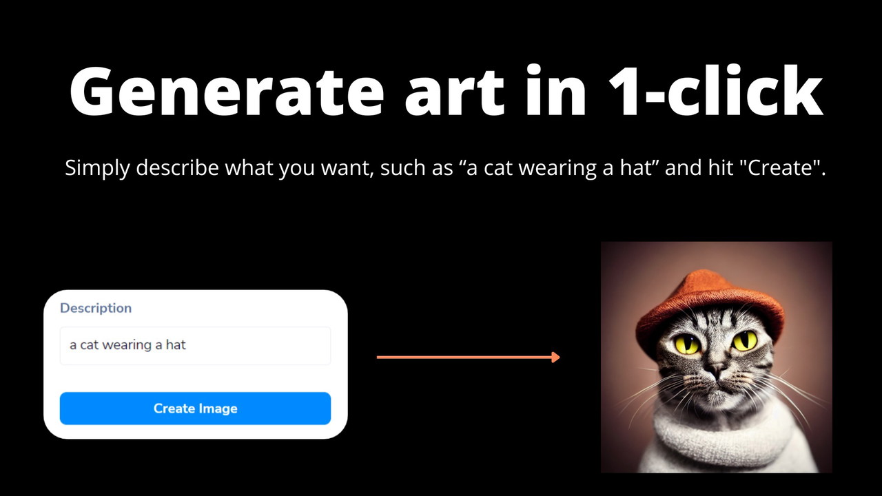Airbrush AI Interface showing 1-click art generation