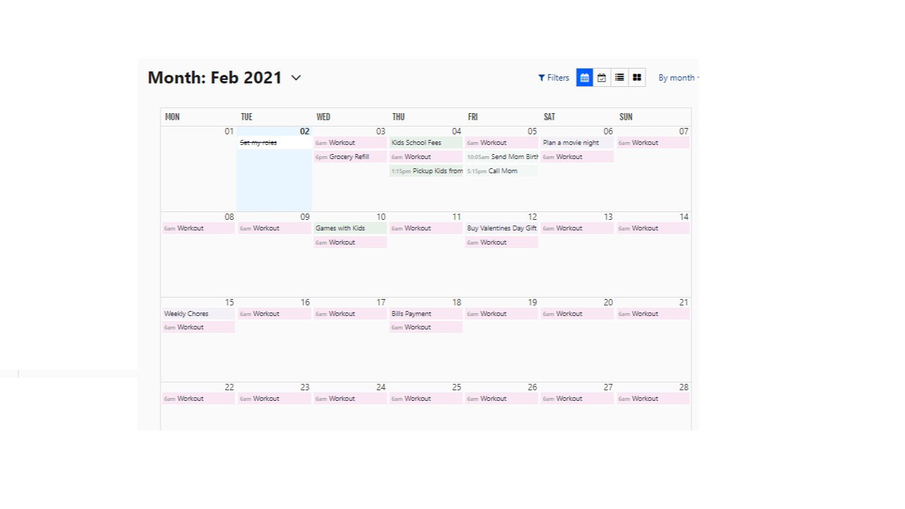 Week Plan