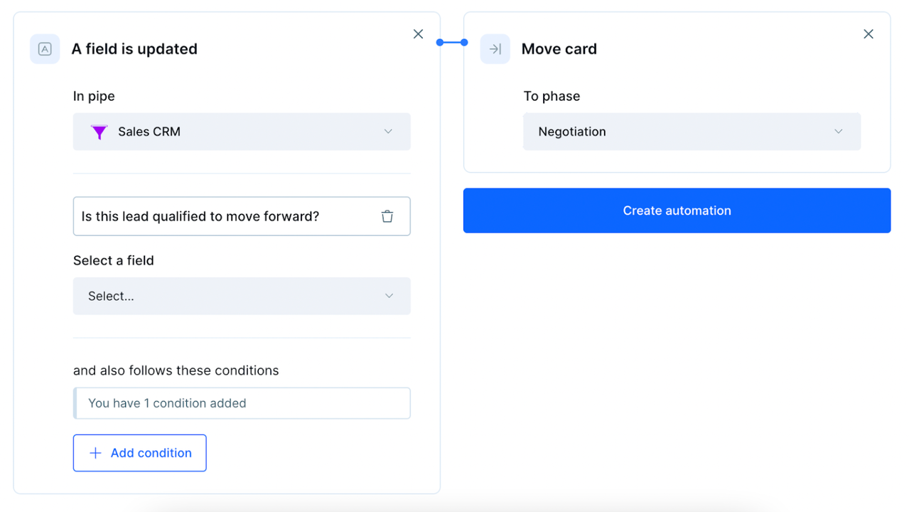 Create automated workflow