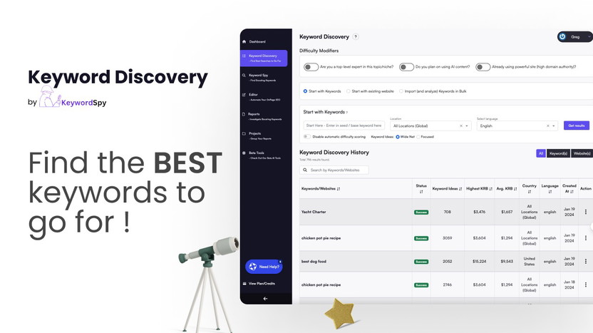 Keyword Discovery by Seo Co-Pilot Lifetime Deal: Unlock SEO Success 1 Keyword Discovery by Seo Co-Pilot Lifetime Deal: Unlock SEO Success