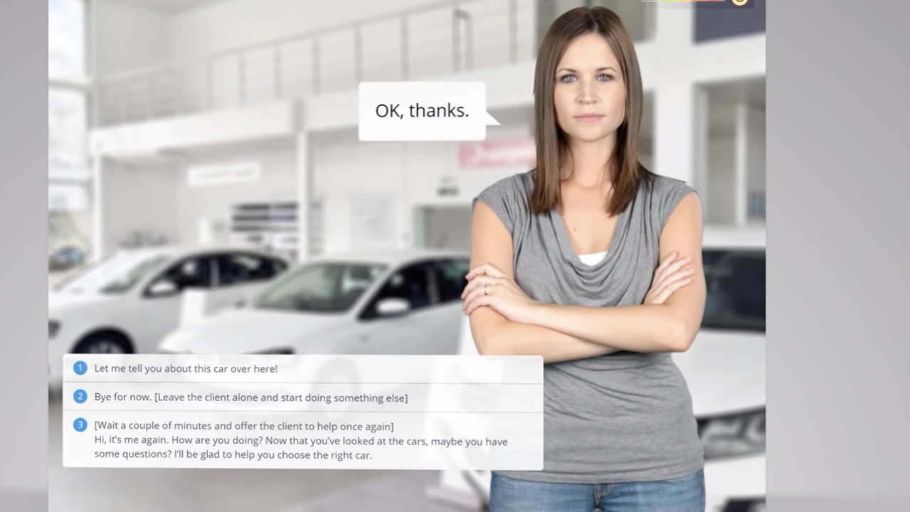 Create conversation simulations