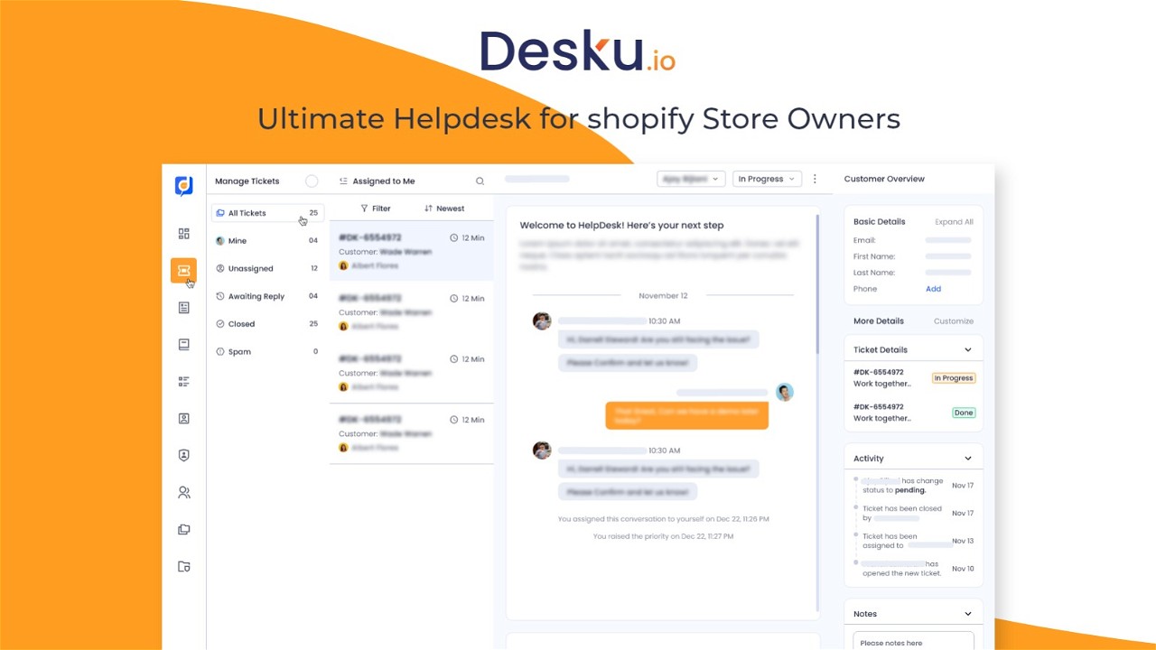 Desku.io - Helpdesk | Livechat | Knowledgebase