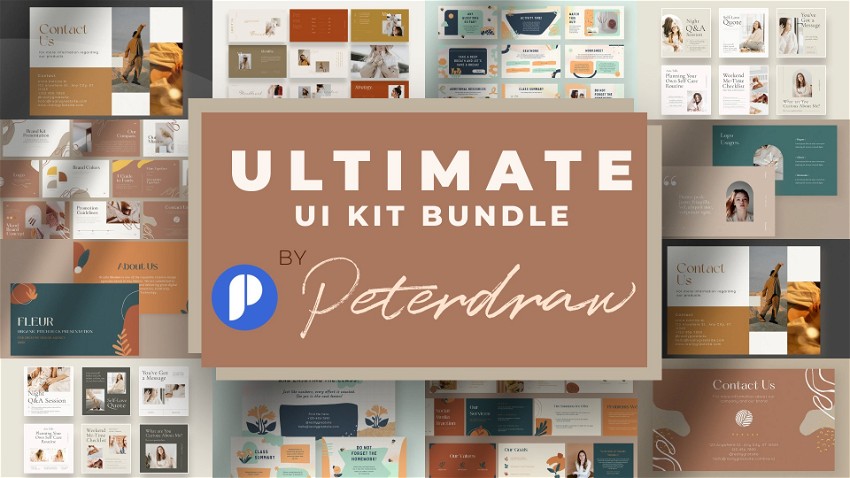 Ultimate UI Kit bundle by Peterdraw