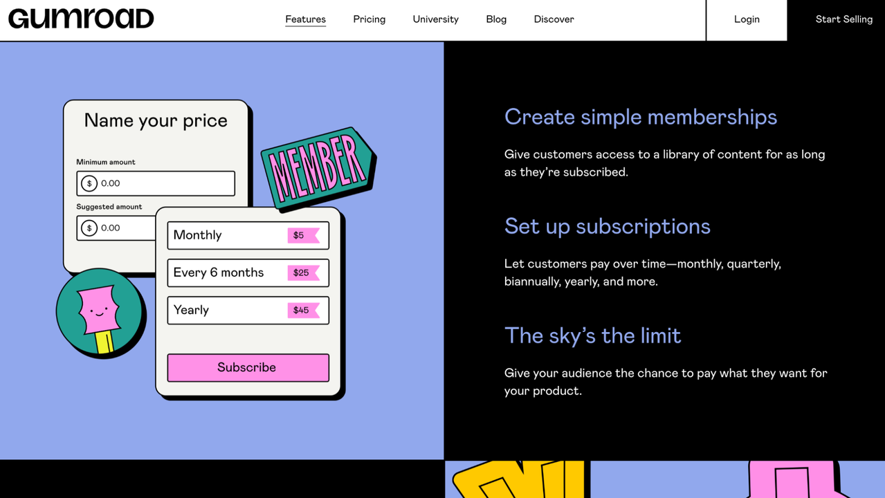 Receive payments on Gumroad