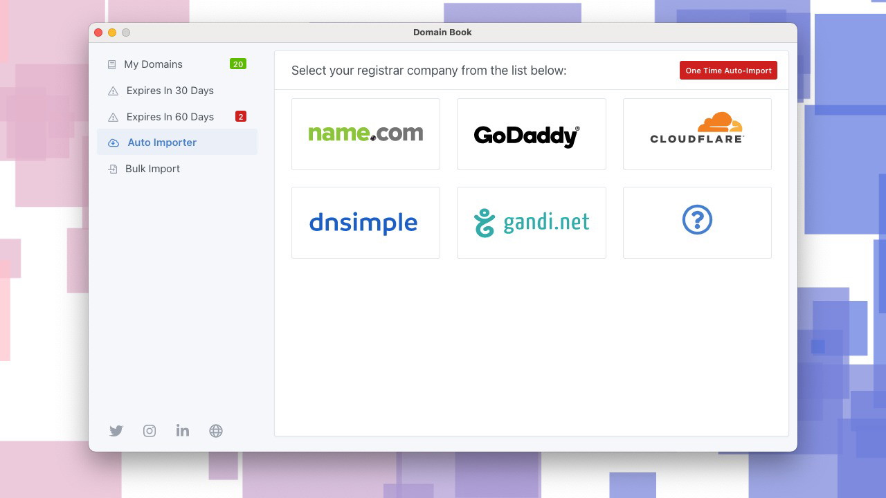 Domain Book App (Mac)