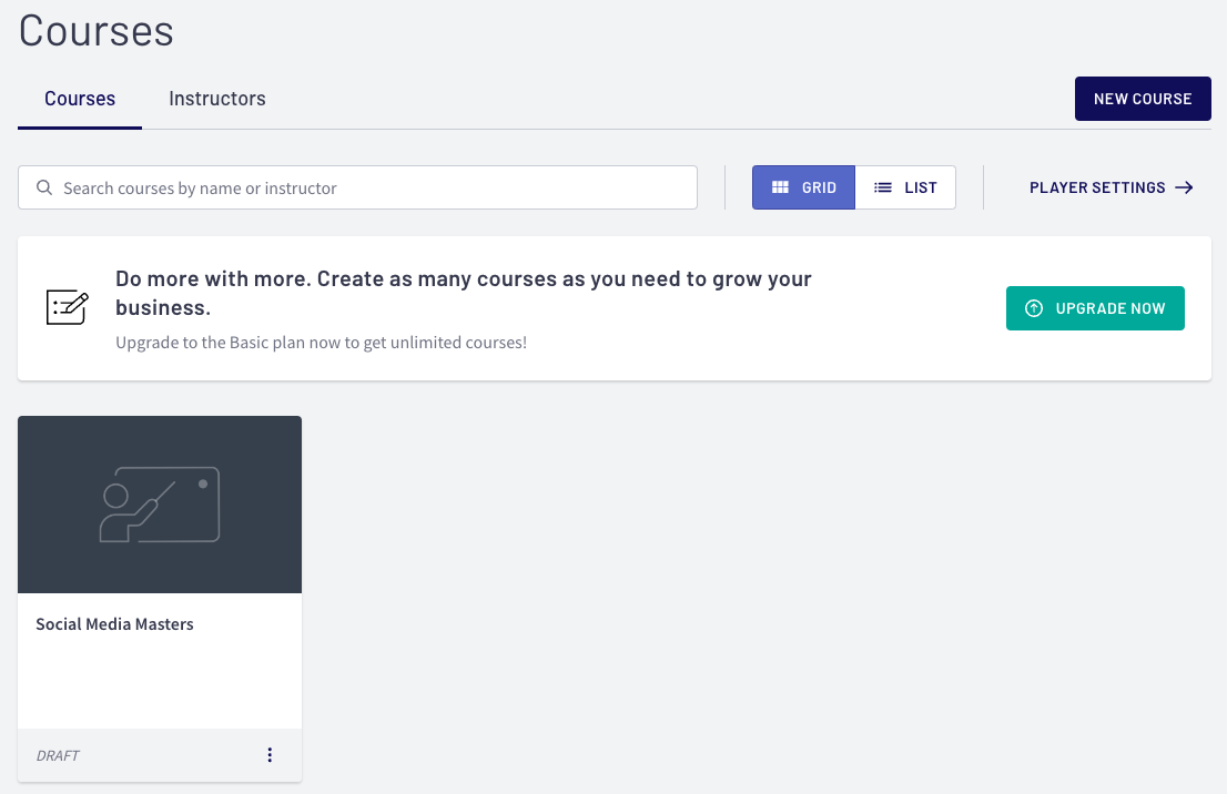 Create courses in Thinkific