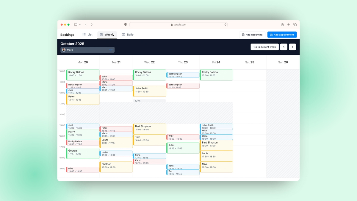 Set your booking rules, approval preferences, and notice periods. Full control over your calendar, your way.