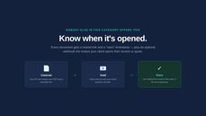 Document open-tracking: know when your client views the invoice thumbnail