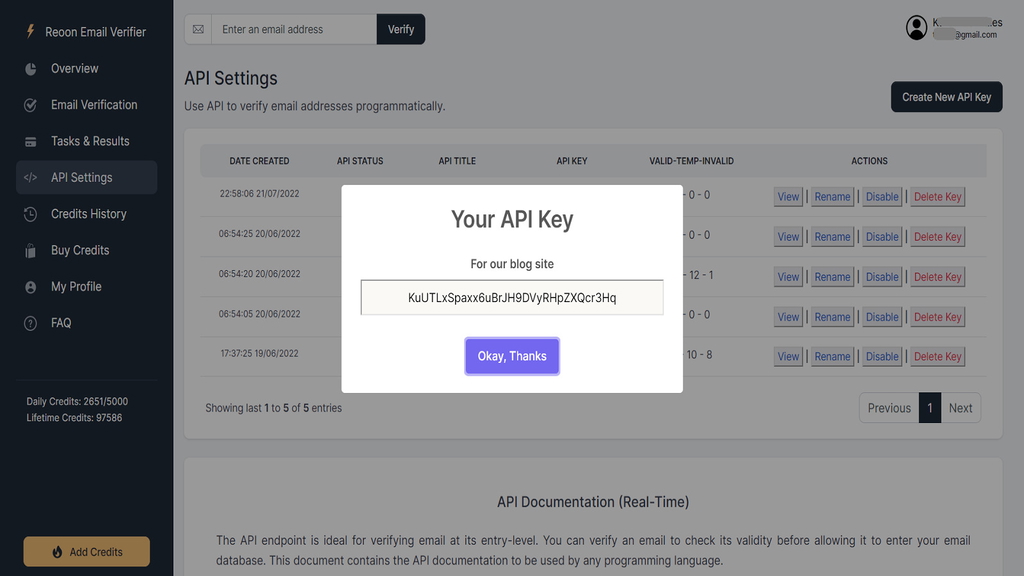 Reoon Email Verifier | AppSumo