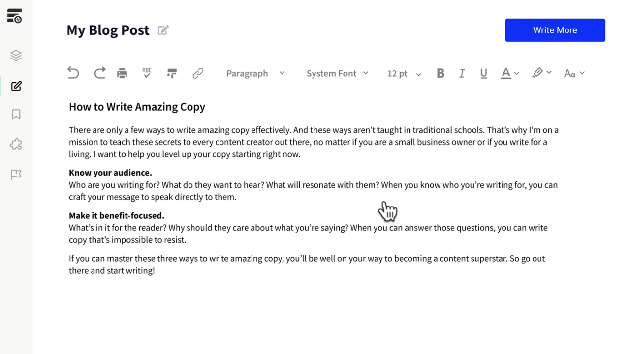Unbounce Smart Copy AI writer tool