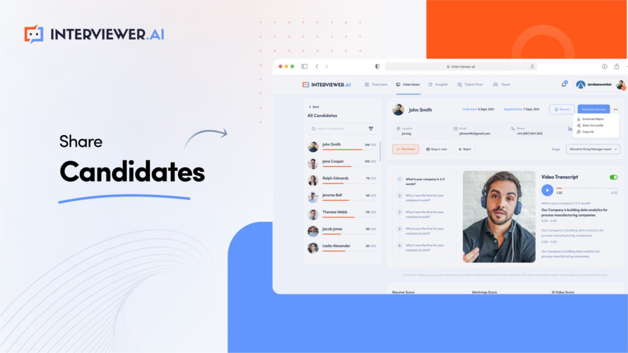Interviewer.AI - Video Interview Software - Plus exclusive