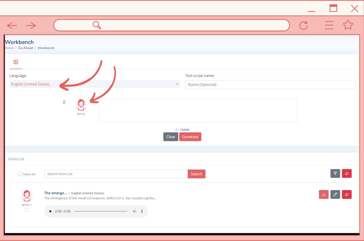 Turn any text into natural-sounding speech instantly