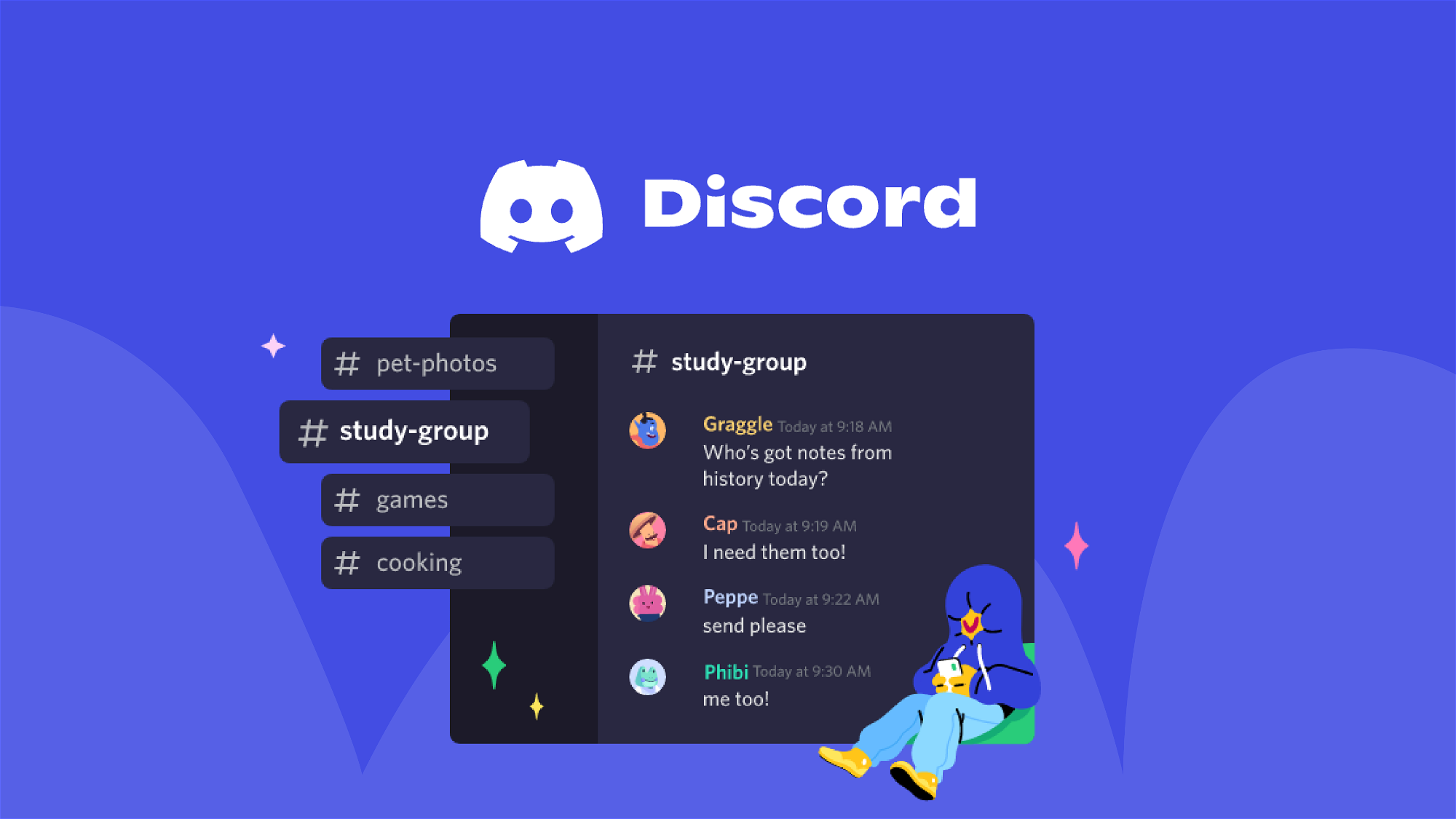Join our 24/7 study server on Discord